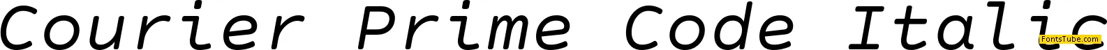 Courier Prime Code Font Family