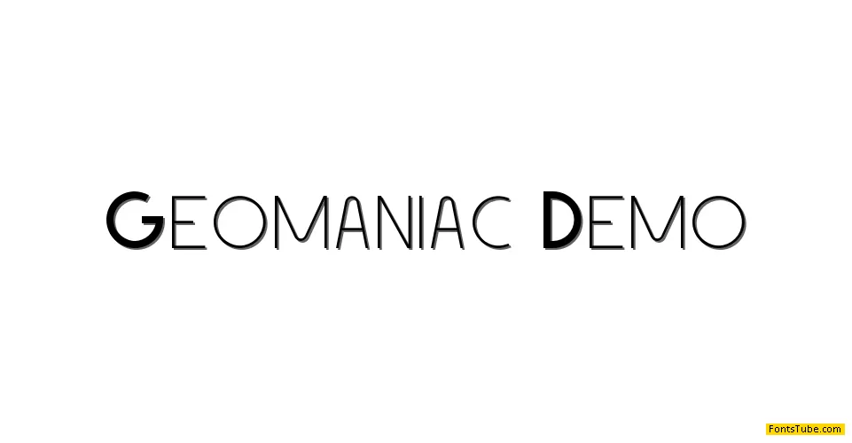 Geomaniac Font