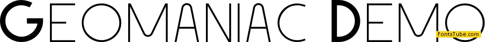 Geomaniac Font