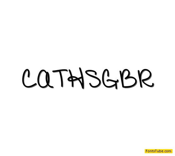 Catholic School Girls BB Font
