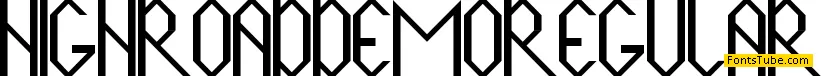 Highroad Demo Font Family