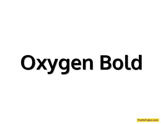 Oxygen Font Family