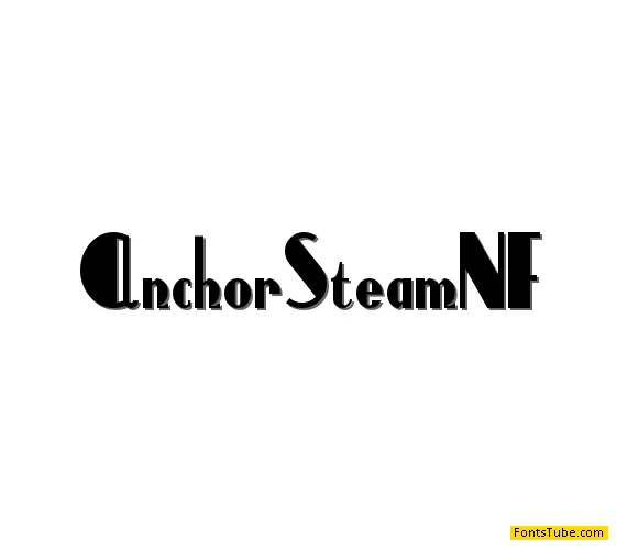 Anchor Steam NF Font