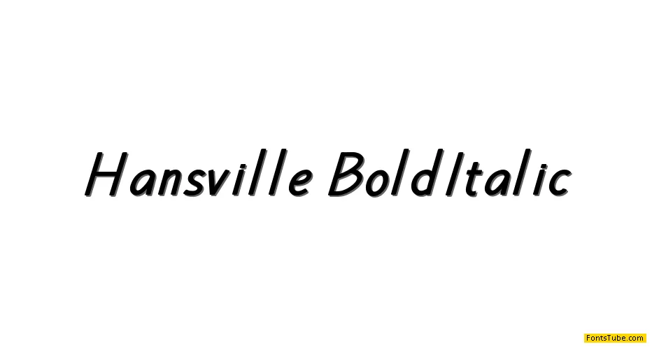 Hansville Font Family