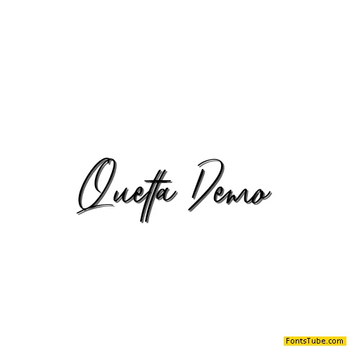 Quetta Demo Font