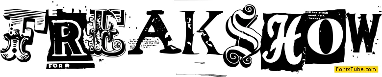 Freakshow Font