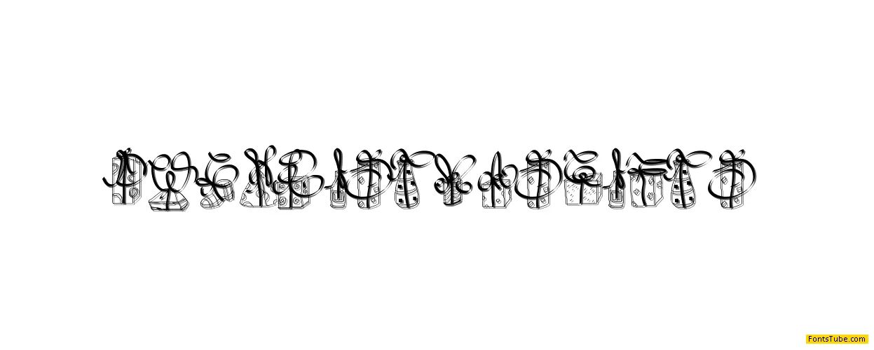 PW Christmas Gifts Font
