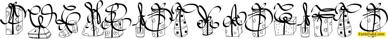PW Christmas Gifts Font