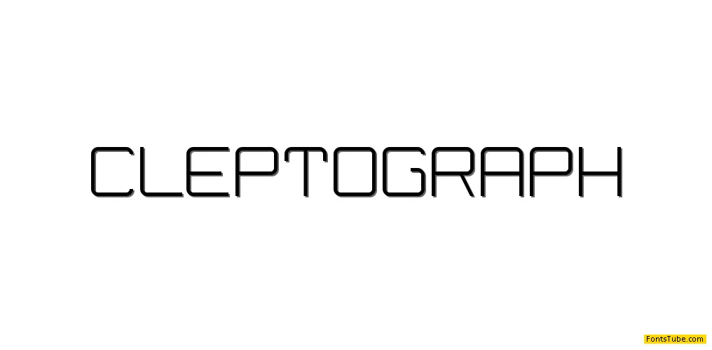 Cleptograph Font