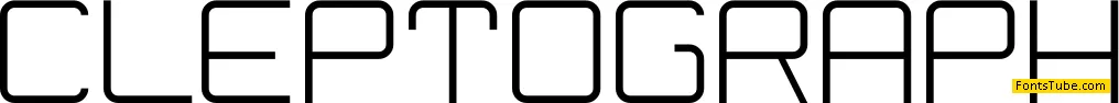 Cleptograph Font