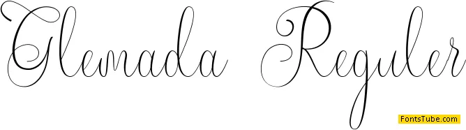 Glemada reguler Font