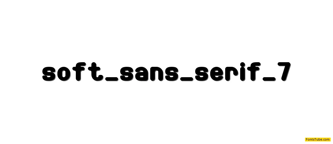 Soft Sans Serif 7 Font