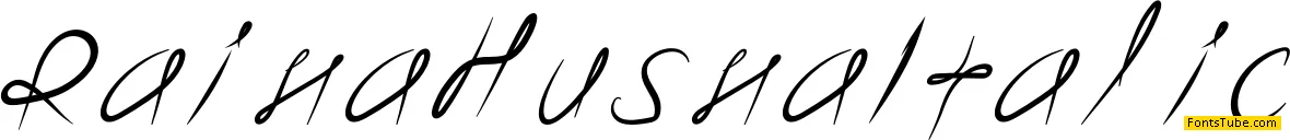 Raina Husna Font Family