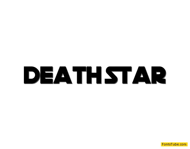 Death Star Font