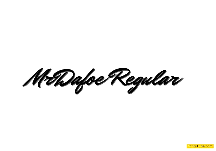 Mr Dafoe Font