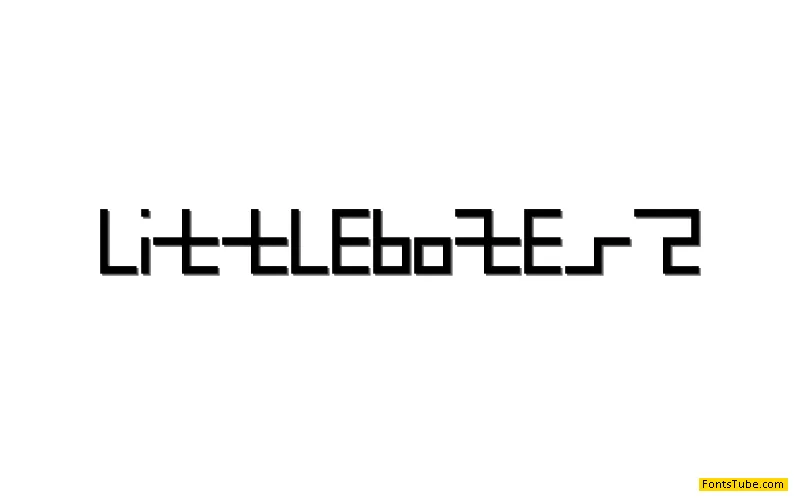 little boxes Font