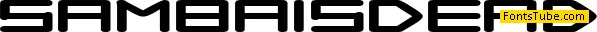 Samba is Dead Font
