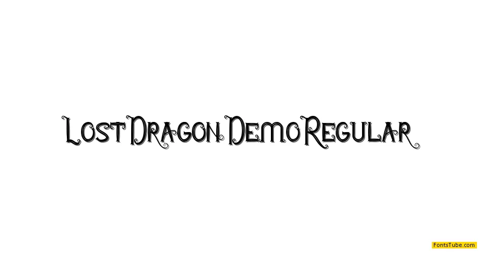 Lost Dragon Demo Font
