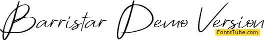 Barristar Demo Version Font