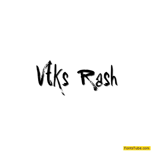 Vtks Rash Font