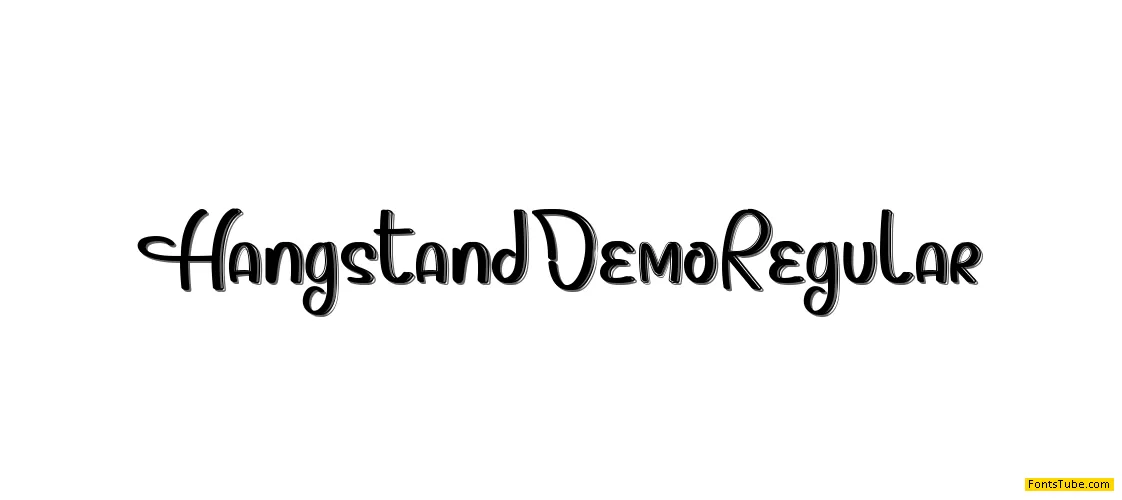 Hangstand Demo Font