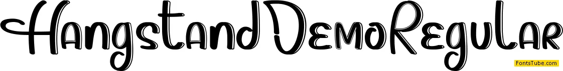Hangstand Demo Font