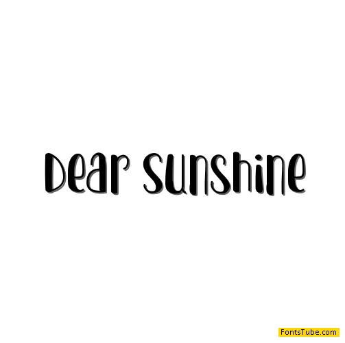 Dear Sunshine