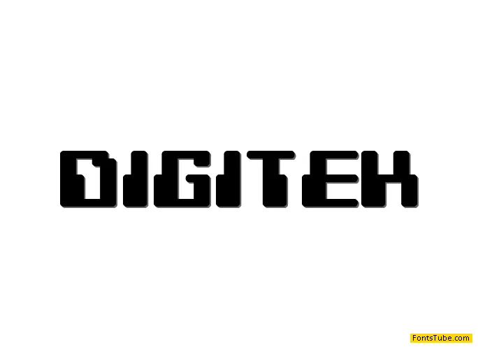 Digitek Font