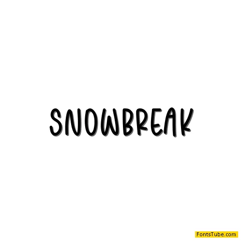 SNOWBREAK Font