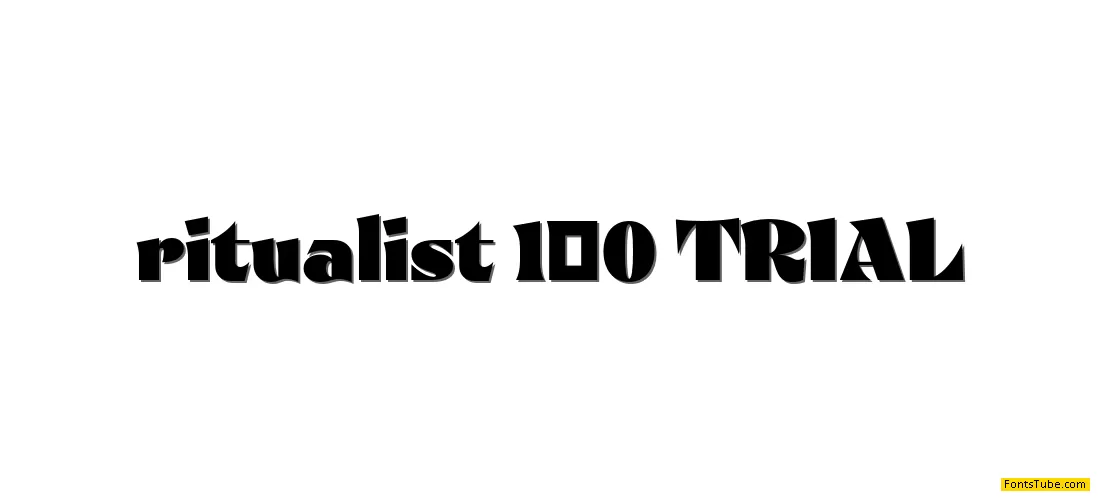 Ritualist 1.0 TRIAL Font