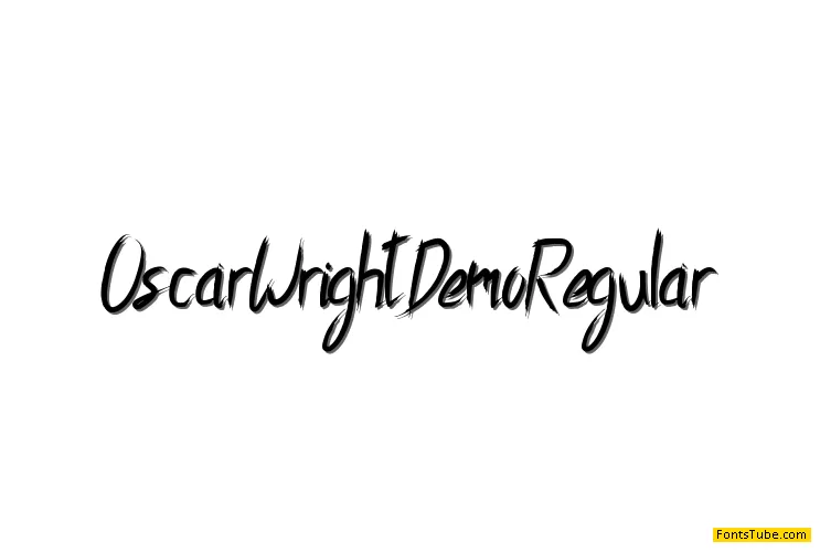 Oscar Wright Demo Font