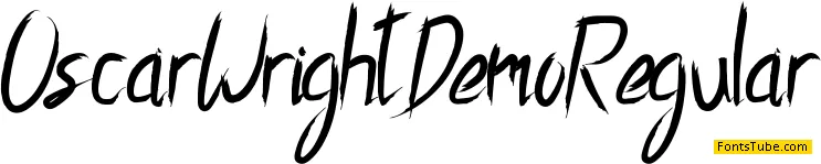 Oscar Wright Demo Font