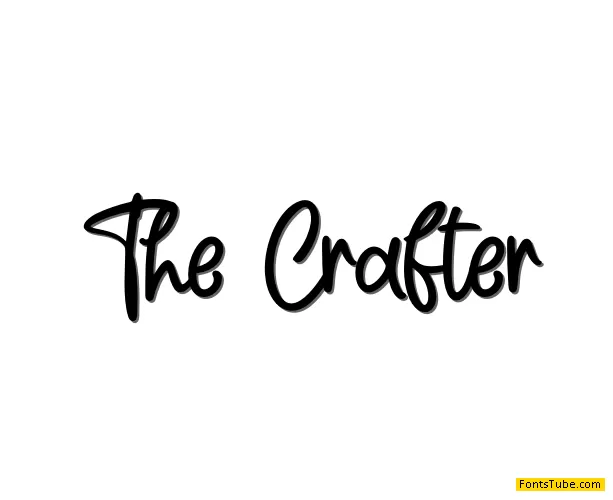 The Crafter Font