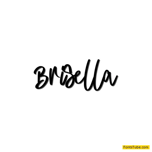 Brisella - Personal Use Font
