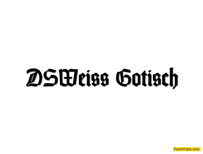 DS Weiss-Gotisch Font Family