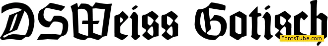 DS Weiss-Gotisch Font Family