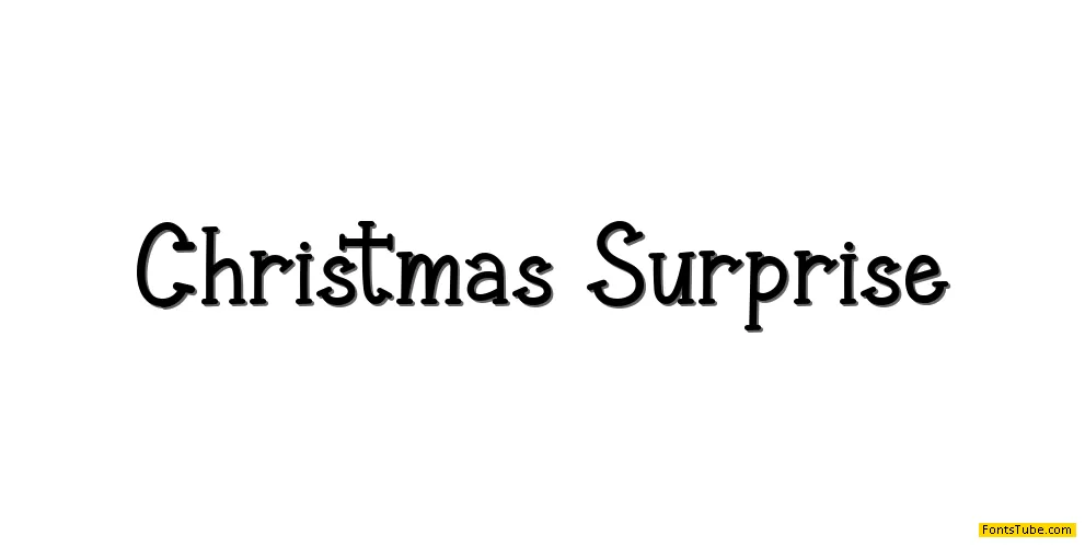 Christmas Surprise Font