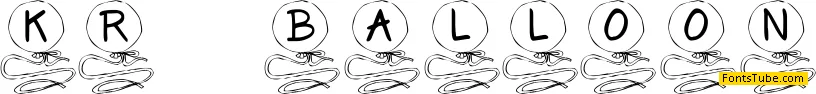 KR Balloon Font