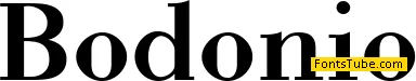 Bodonio Font