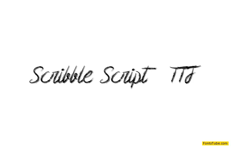 Scribble Script Font