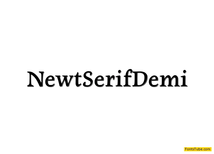 Newt Serif Font Family