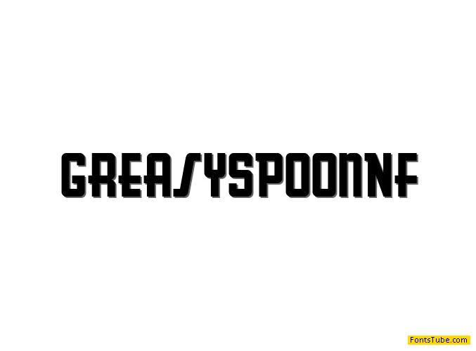 Greasy Spoon NF Font