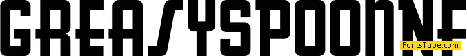 Greasy Spoon NF Font