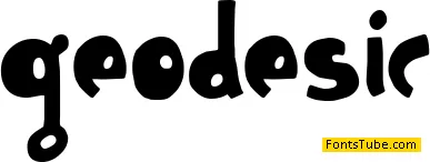 Geodesic Font