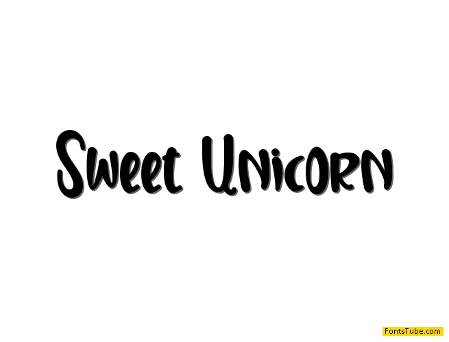 Sweet Unicorn Font
