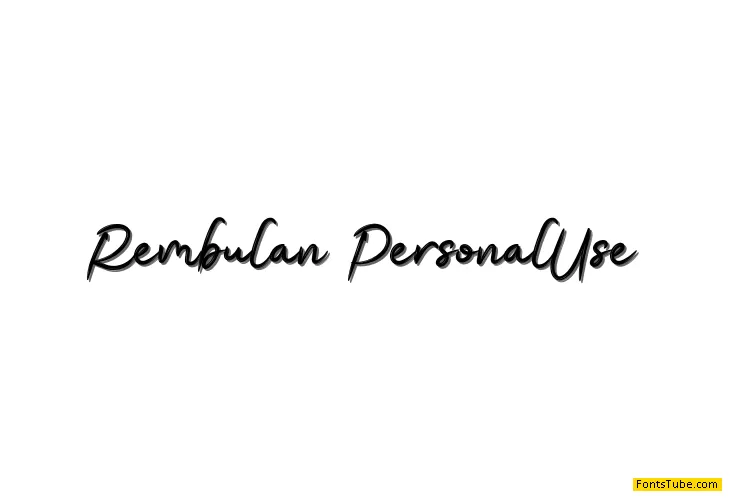 Rembulan Font