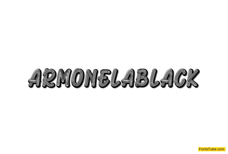 Armonela Black Font