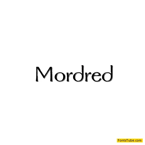 Mordred Font Family