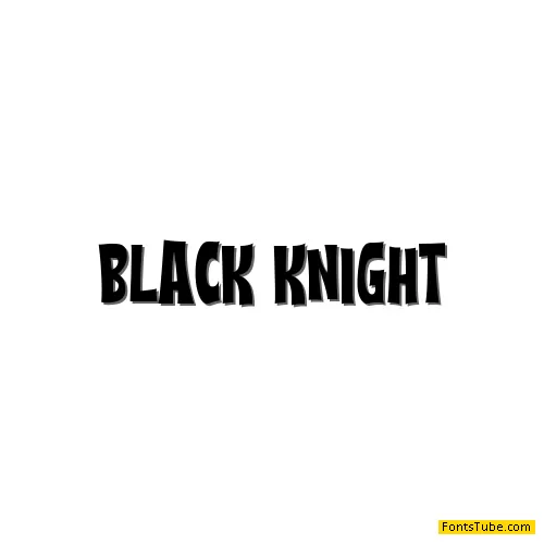 BLACK KNIGHT Font