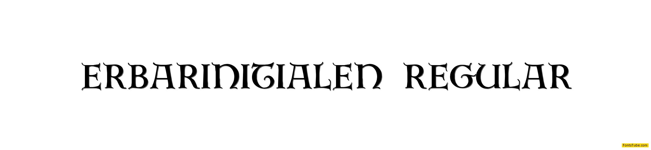 Erbar Initialen Font Family